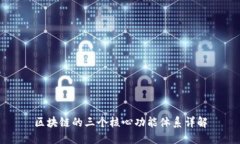 区块链的三个核心功能体系详解