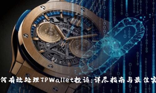 如何有效处理TPWallet投诉：详尽指南与最佳实践