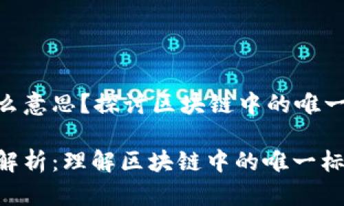 区块链UID是什么意思？探讨区块链中的唯一标识符及其应用

区块链UID深入解析：理解区块链中的唯一标识符及其应用